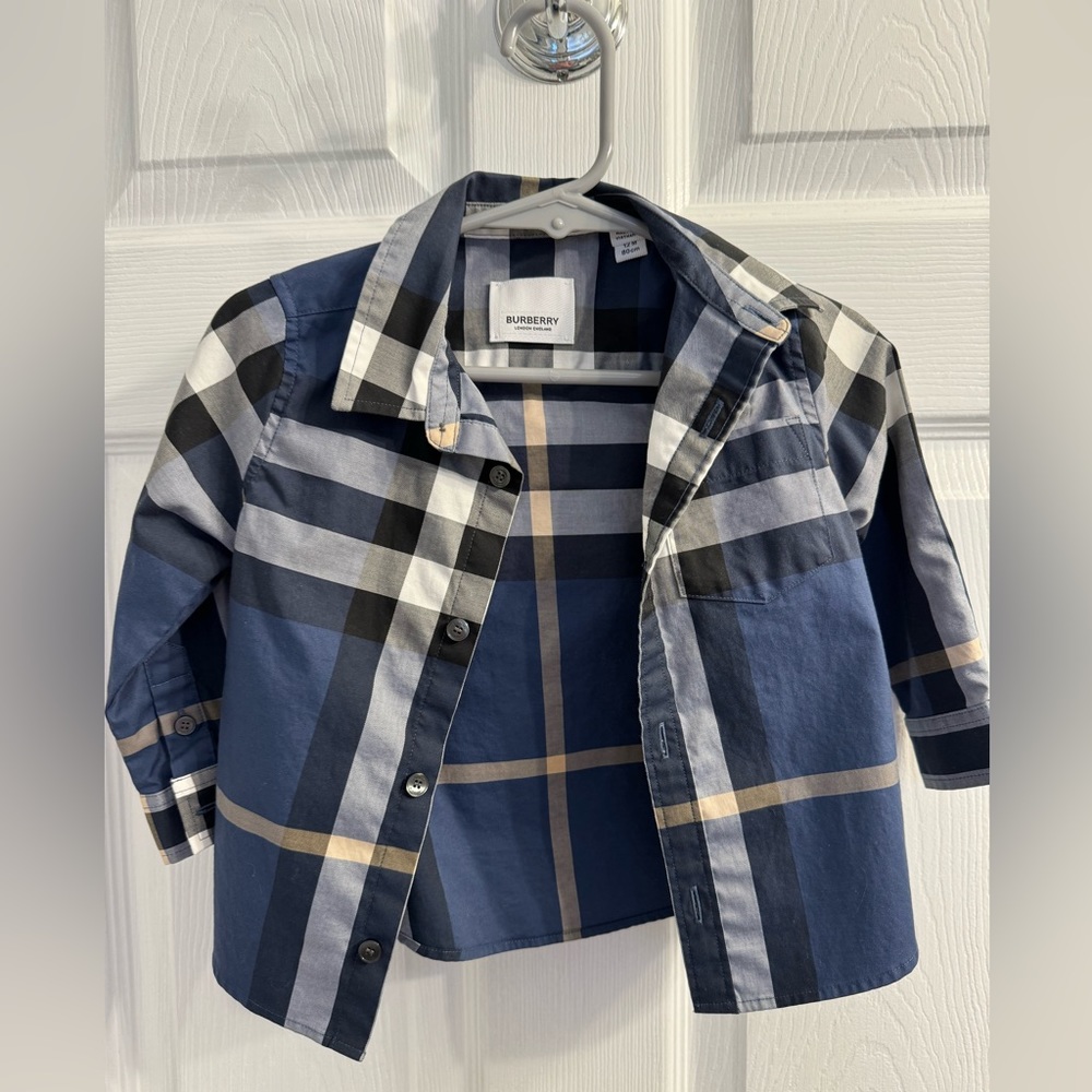 Burberry baby dress shirt